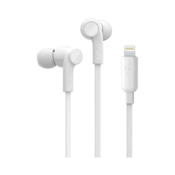 Belkin Headphones with Lightning Connector White