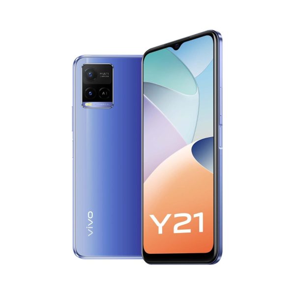 vivo Y21 Dual SIM 4GB RAM 64GB 4G LTE Metallic Blue