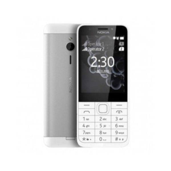 Nokia 230 Dual Sim Mobile Phone Silver
