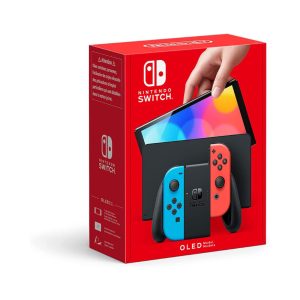 Nintendo Switch OLED Console (Neon Blue & Neon Red)