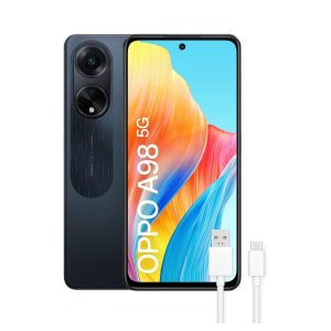 OPPO A98 Dual SIM Smartphone 256GB 8GB RAM 5G, Cool Black