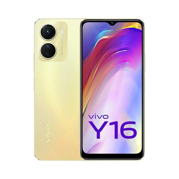 Vivo Y16 Dual SIM Drizzling Gold 4GB RAM 128GB 4G LTE Middle East Version
