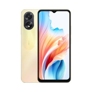 OPPO A38 128GB + 4GB RAM Dual SIM 6.56 inches Smartphone 128GB 4GB RAM, 5000mAh Long Lasting Battery Fingerprint 4G LTE Android Phone, Glowing Gold