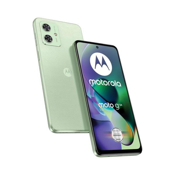 Motorola Moto G54 Dual-SIM 256GB ROM + 8GB RAM 5G Smartphone Mint Green