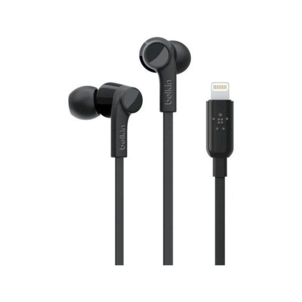 Belkin In Ear Headset W/Lightning Port Black