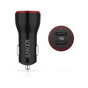 Anker Powerdrive 2 Dual USB Car Charger Black  A2310H11