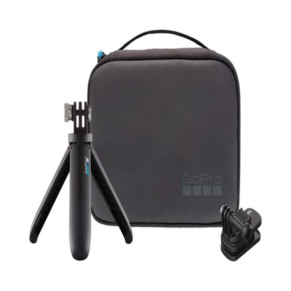 GoPro Travel Kit - Black (Shorty/Swivel Clip & Compact Case)
