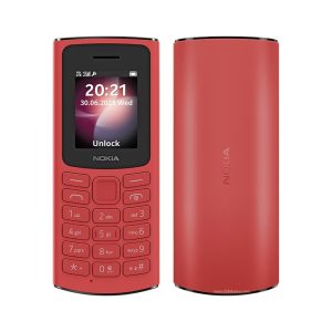 Nokia 105 4G Dual SIM, RAM 48 MB, ROM 128MB Red