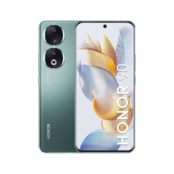 HONOR 90 Smartphone 5G, 200MP Triple Camera, 6,7? Curved AMOLED 120Hz Display, 12GB+512GB, 5000mAh Battery, SuperCharge 66 W, Dual SIM, Android 13, Emerald Green