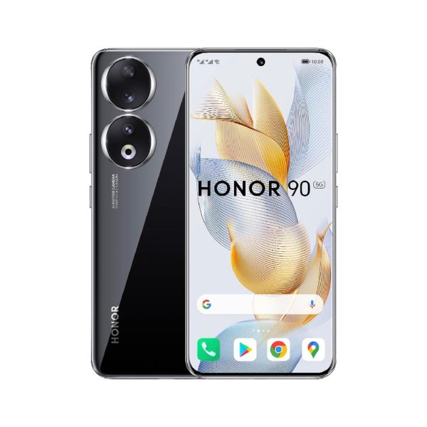 HONOR 90 Smartphone 5G, 200MP Triple Camera, 6,7? Curved AMOGBLED 120Hz Display, 12+512GB, 5000mAh Battery, SuperCharge 66 W, Dual SIM, Android 13, Midnight Black