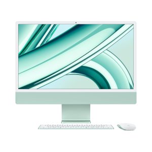 Apple 24-inch iMac with Retina 4.5K display: Apple M3 chip with 8?core CPU and 10?core GPU, 512GB SSD, English keyboard - Green