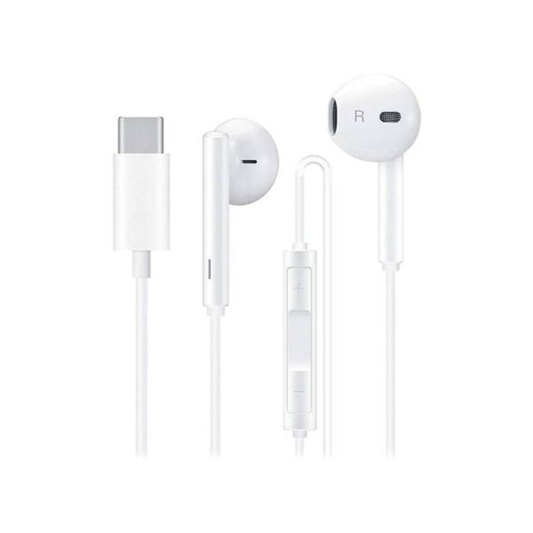 Huawei C Type Wired In Ear Headset White