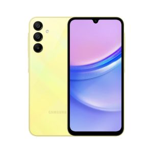 Samsung Galaxy A15 5G, Android Smartphone, Dual SIM Mobile Phone, 4GB RAM, 128GB Storage, Yellow (UAE Version)