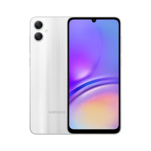 Samsung Galaxy A05, Android Smartphone, Dual SIM Mobile Phone, LTE, 4GB RAM, 128GB Storage, Silver (UAE Version)