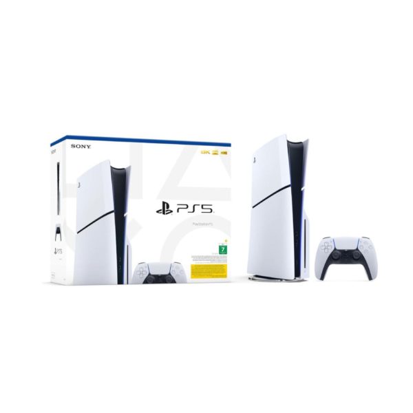 PlayStation 5 Disc Console (New 2023 Slim Model )- UAE Version, 1 Year Manufacturer Warranty