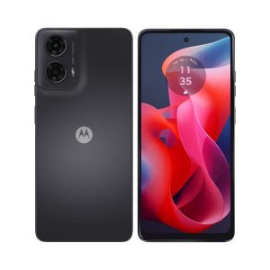 MOTOROLA G24, 8GB RAM, 128GB ROM, MTK Helio G85, 6.6" Extra Bright 90Hz Display, 5000mAh, Android 14, Matte Charcoal