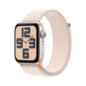 Apple Watch SE (2023) GPS 40mm Starlight Aluminium Case With Starlight Sport Loop