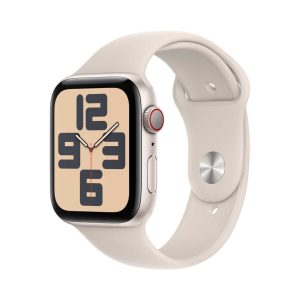 Apple Watch SE (2023) GPS + Cellular 44mm Starlight Aluminium Case With Starlight Sport Band
