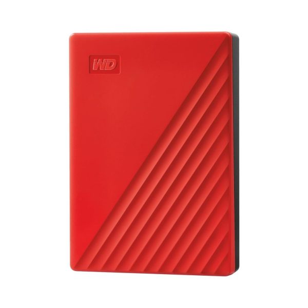 Western Digital WD 5TB My Passport Portable External Hard Drive - Red