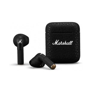 Marshall Minor III Bluetooth Earphones Water Resistant Earphones Bluetooth Wireless Earbuds - Black