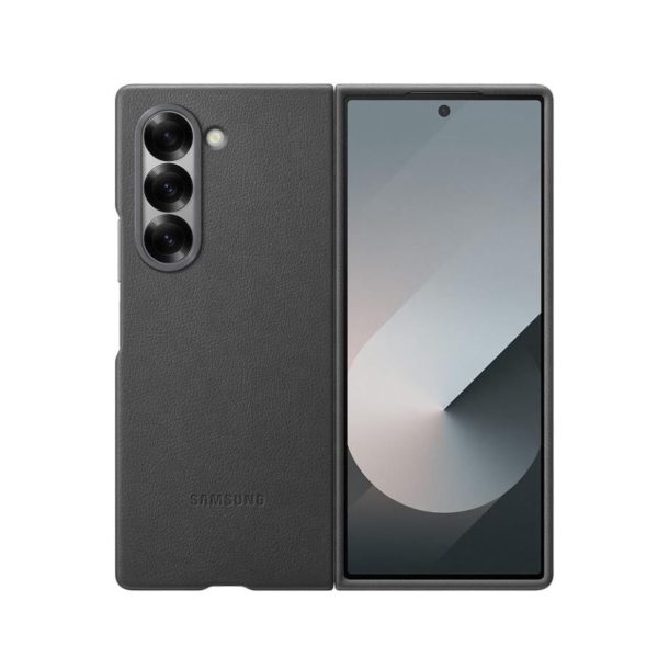 Samsung Galaxy Z Fold 6 Vegan Leather Case - Gray