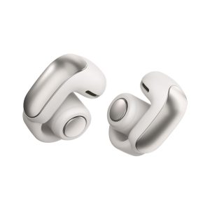 Bose Ultra Open Earbuds with OpenAudio Technology, Open Ear Wireless Earbuds, Up to 48 Hours of Battery Life, White Smoke