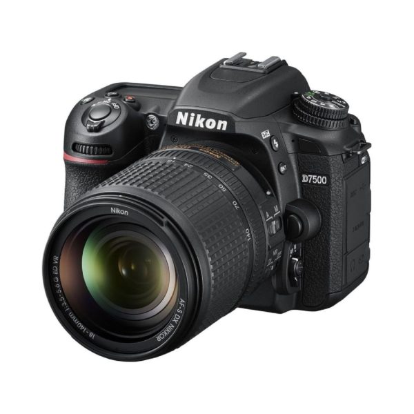 Nikon D7500 with AF-S 18-140mm f/3.5-5.6G ED VR Lens -SLR Camera, Black