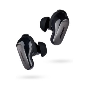 Bose QuietComfort Ultra Wireless Noise Cancelling Earbuds, Bluetooth Noise Cancelling Earbuds with Spatial Audio and World-Class Noise Cancellation, Black
