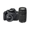 Canon EOS 2000D with EF-S 18-55mm IS, Lens & EF 75-300mm- Black