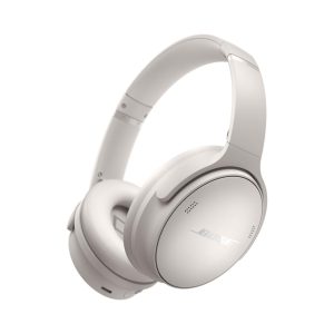 Bose QuietComfort Wireless Noise Cancelling Headphones, Bluetooth Over Ear Headphones with Up To 24 Hours of Battery Life, White