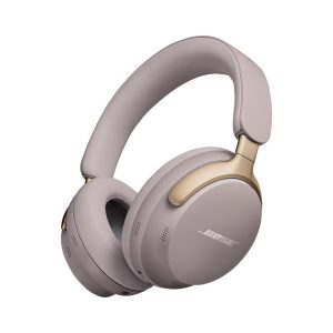 Bose QuietComfort Ultra Wireless Noise Cancelling Headphones with Spatial Audio, Over-the-Ear Headphones with Mic, Up to 24 Hours of Battery Life, Sanstone