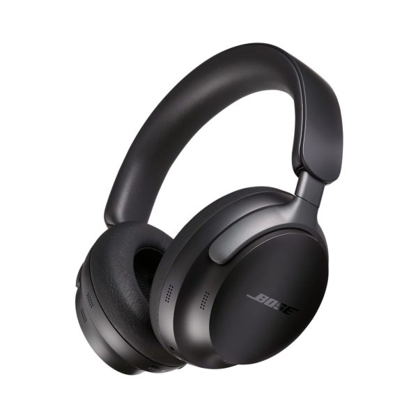 Bose QuietComfort Ultra Wireless Noise Cancelling Headphones with Spatial Audio, Over-the-Ear Headphones with Mic, Up to 24 Hours of Battery Life, Black