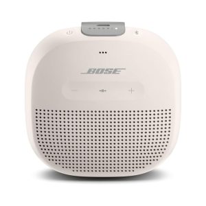Bose SoundLink Micro Bluetooth Speaker: Small Portable Waterproof Speaker with Microphone, White