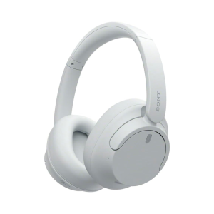 Sony Noise Cancelling Wireless Headphones Bluetooth Over the Ear Headset with Mic CH720 ? White