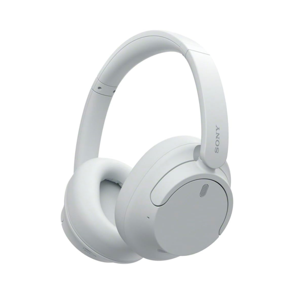 Sony Noise Cancelling Wireless Headphones Bluetooth Over the Ear Headset with Mic CH720 ? White