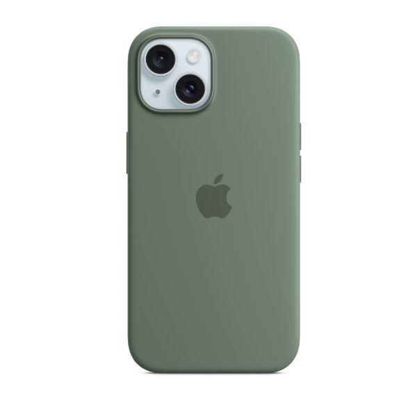 Apple iPhone 15 Plus Silicone Case with MagSafe -Cypress