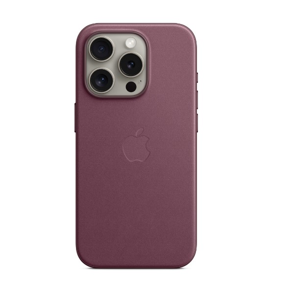 Apple iPhone 15 Pro Max  FineWoven Case with MagSafe -Mulberry