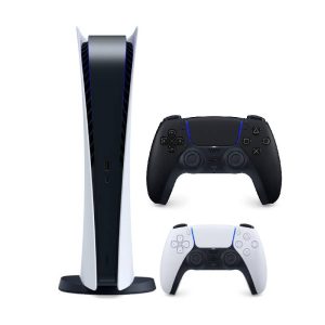 Sony PlayStation 5 Digital Edition (No Disc) Console 825GB With Extra DualSense Wireless Controller