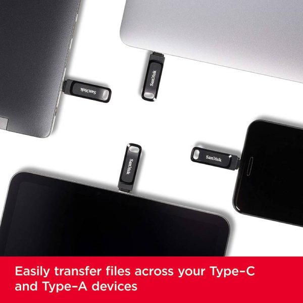SanDisk Ultra Dual Drive Go USB Type C Flash Drive