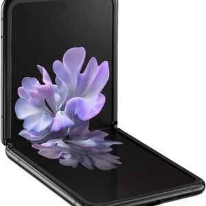 Samsung Galaxy Z Flip SM-F700F/DS 256GB  Unlocked Android 4G/LTE Smartphone  (Mirror Black) (RENEWED)
