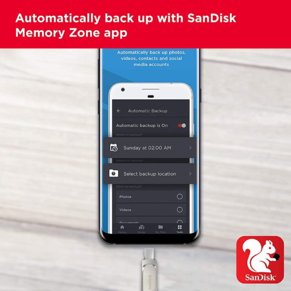 SanDisk Ultra Dual Drive Luxe USB Type-C 128GB