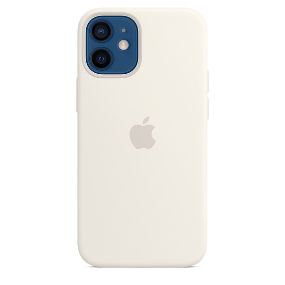 Apple iPhone 12 mini Silicone Case with MagSafe White MHKV3