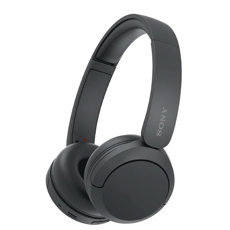 Sony Wireless Bluetooth Headphones - up to 50 Hours Battery Life with Quick Charge, On-ear style CH520 - Black