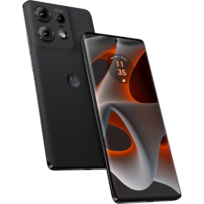 MOTOROLA Edge 50 Pro 5G,12GB+12GB RAM,512GB ROM, Snapdragon7Gen 3, 6.7"144 Hz pOLED Display,4500mAh TurboPower125W, Android 14, Black Beauty
