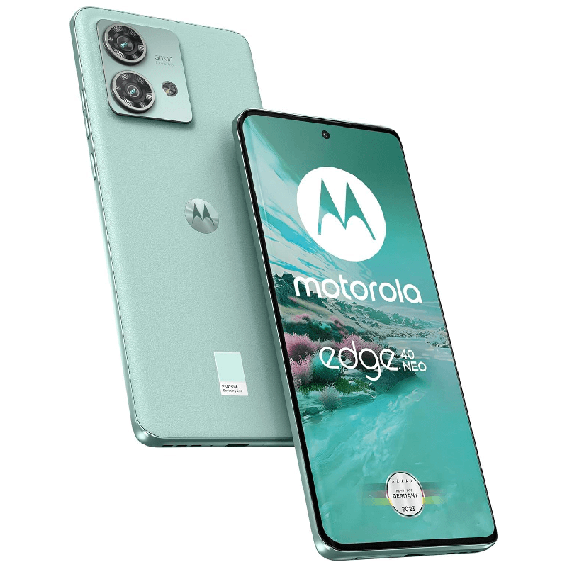Motorola Edge 40 Neo Dual-SIM 256GB ROM + 12GB RAM (Only GSM | No CDMA) Factory Unlocked 5G Smartphone Soothing Sea