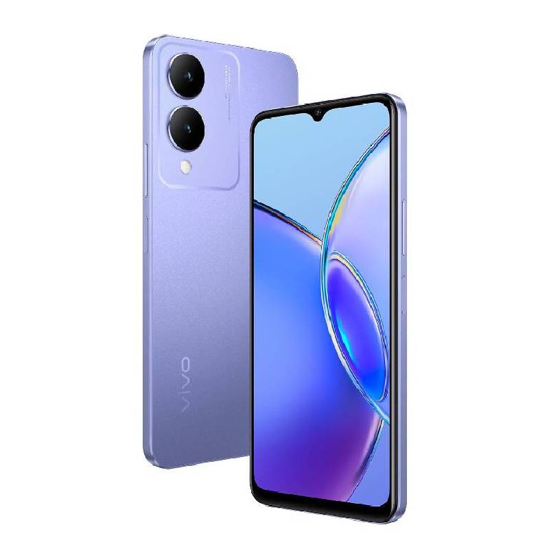 vivo Y17s 4G | Glitter Purple | 4+4GB RAM 128GB | 50 MP Portrait Camera | 5000 mAh Battery | 1TB Memory Expansion