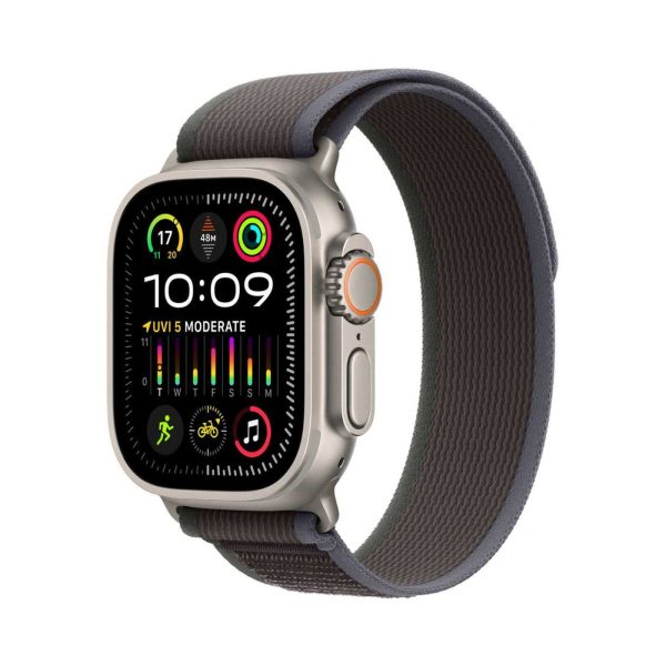 Apple Watch Ultra 2-49mm Blue Black Trail Loop M/L MRF63