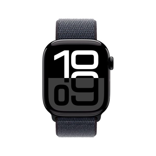 Apple Watch Series 10 GPS 46mm Jet Black Aluminium Case with Ink Sport Loop
