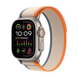 Apple Watch Ultra 2-49mm Orange Beige Trail Loop S/M MRF13