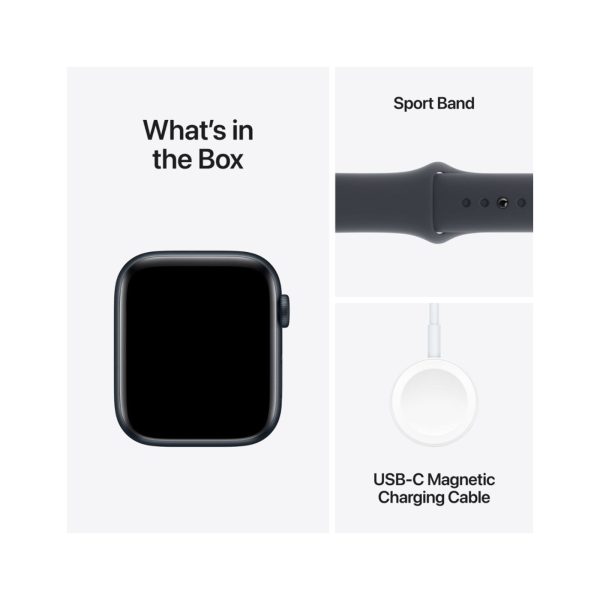 Apple Watch SE GPS 40mm Midnight Aluminium Case with Midnight Sport Band - M/L